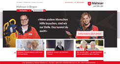 Desktop Screenshot of malteser-bingen.de